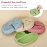 ست ظروف غذای سیلیکونی کودک ۵‌ تکه Pumpkin مدل ASE840 - Image 16