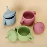 ست ظروف غذای سیلیکونی کودک ۵‌ تکه Pumpkin مدل ASE840 - Image 17