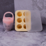 پستانک میوه‌خوری سیلیکونی کودک به همراه قالب یخ مدل ASE848