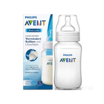 شیشه شیر کلاسیک ۳۳۰ میلی‌لیتر فیلیپس اونت PHILIPS AVENT سری AntiColic
