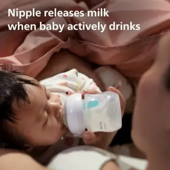 شیشه شیر 125 میل به همراهه سوپاپ Airfree