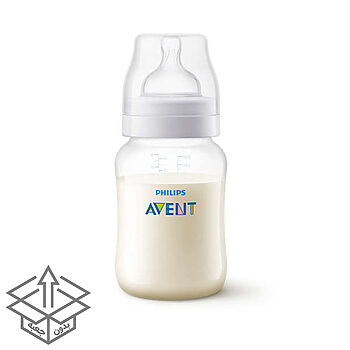 شیشه شیر کلاسیک ۲۶۰ میلی‌لیتر فیلیپس اونت PHILIPS AVENT سری AntiColic – بدون جعبه
