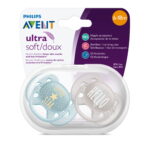 پستانک ارتودنسی ۶تا۱۸ ماه دوتایی فیلیپس اونت PHILIPS AVENT سری Ultrasoftمدل SCF228/01
