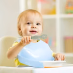 قاشق پری اسپون سیلیکونی کودک دو عددی مدل ASR844